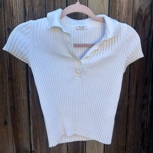 off-white brandy melville collared shirt